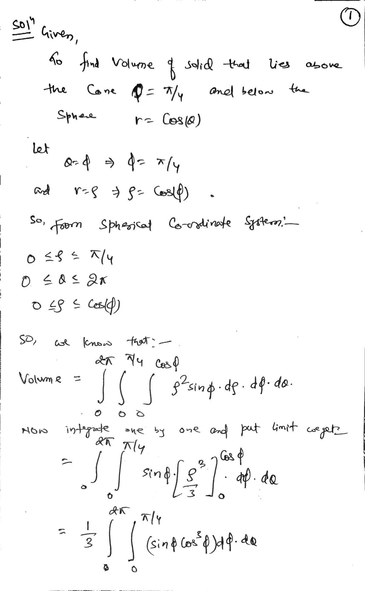 Calculus homework question answer, step 1, image 1